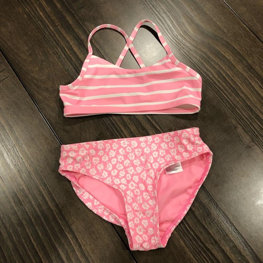 GAP KIDS PINK SUMMERY TANKINI SIZE S